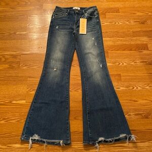 Risen Blue Wide Leg vintage inspired Jeans